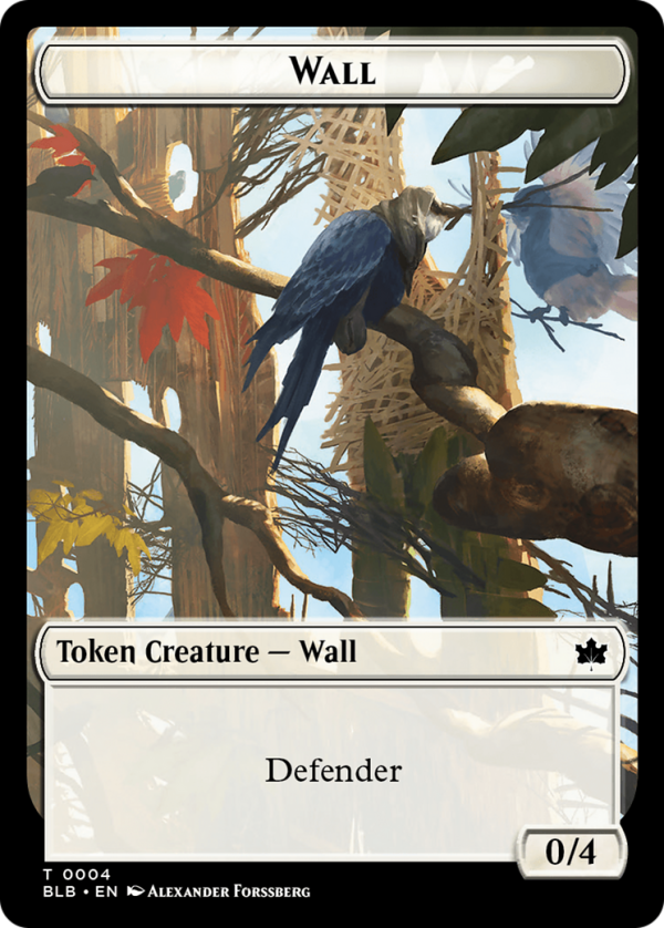 Wall Token [Bloomburrow Tokens] For Sale