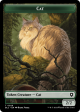 Elemental    Cat Double-Sided Token [Bloomburrow Commander Tokens] Online Sale