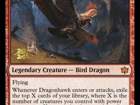 Dragonhawk, Fate s Tempest [Bloomburrow Prerelease Promos] Sale