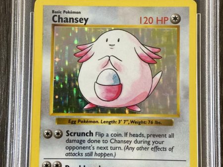 Chansey 3 102 Shadowless Base Set PSA 7 27717666 on Sale