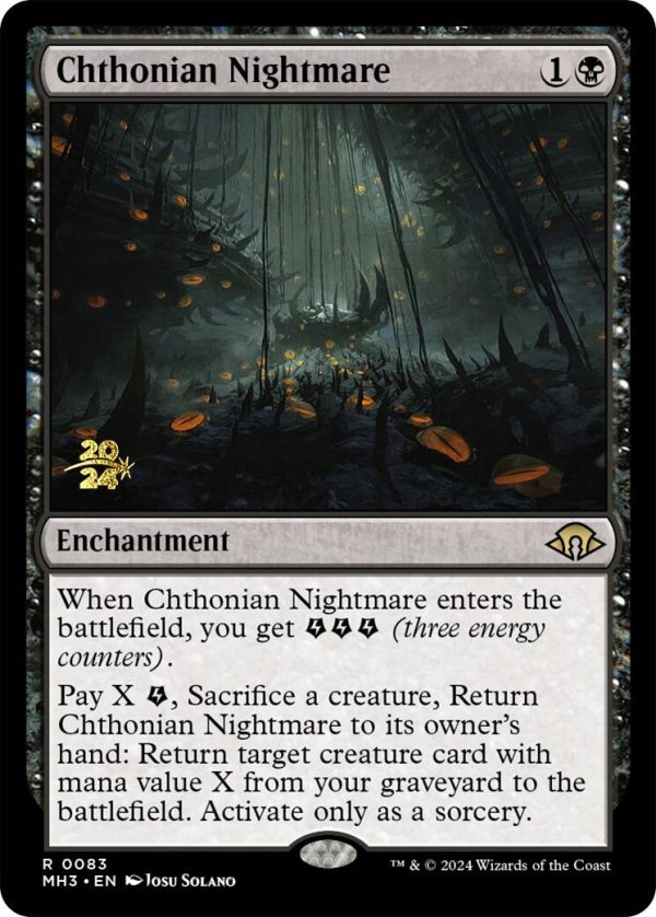 Chthonian Nightmare [Modern Horizons 3 Prerelease Promos] For Discount