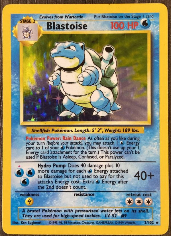 Blastoise RED DOT ERROR (2 102) [Base Set Unlimited] Online