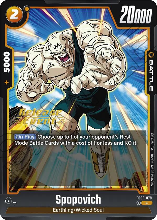 Spopovich [Raging Roar Release Event Cards] Fashion