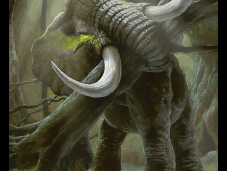 Elephant    Zombie Double-Sided Token [Modern Horizons 3 Commander Tokens] For Cheap