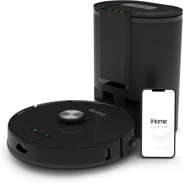 iHome AutoVac Nova Self Empty Robot Vacuum and Mop - Certified Refurbished Supply