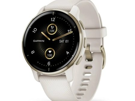 Garmin Venu 2 Plus Passivated GPS Smartwatch Gold - Certified Refurbished Hot on Sale