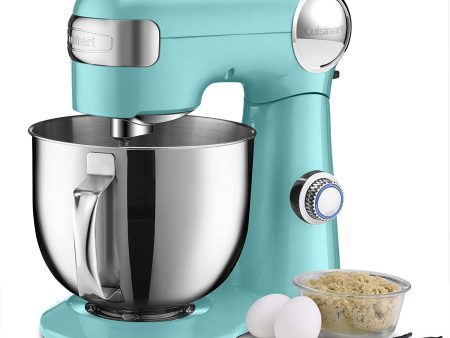 Cuisinart 5.5 Quart Stand Mixer, Turquoise - Certified Refurbished Online Hot Sale