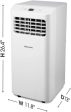 Hisense 150 sq.ft 5,000 BTU SACC   7,000 BTU ASHRAE Cooling, Fan, Dehumidifier Portable Air Conditioner - Certified Refurbished Online