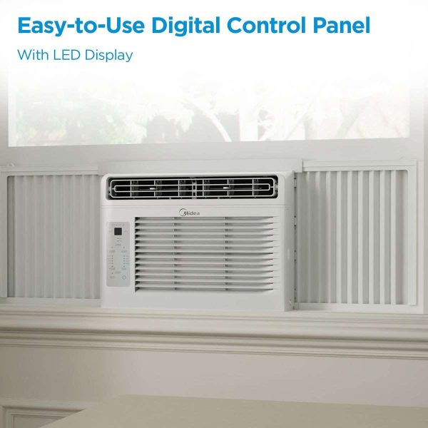 Midea 5,000 BTU 115V Comfort Sense Window Air Conditioner, White - Refurbished Supply