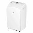 Hisense 550 sq.ft Built-in Heat and WiFi 8,000 BTU SACC Dual Hose Portable Air Conditioner - Certified Refurbished on Sale