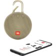 JBL Clip 3 Portable Waterproof Bluetooth Speaker, Sand - Certified Refurbished Online