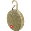 JBL Clip 3 Portable Waterproof Bluetooth Speaker, Sand - Certified Refurbished Online