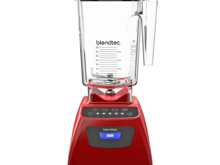 Blendtec Classic 575 WildSide+ 90oz Jar Blender Poppy Red Cheap