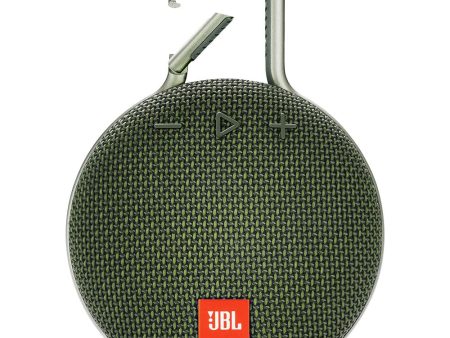 JBL Clip 3 Portable Bluetooth Speaker Green - Certified Refurbished For Cheap