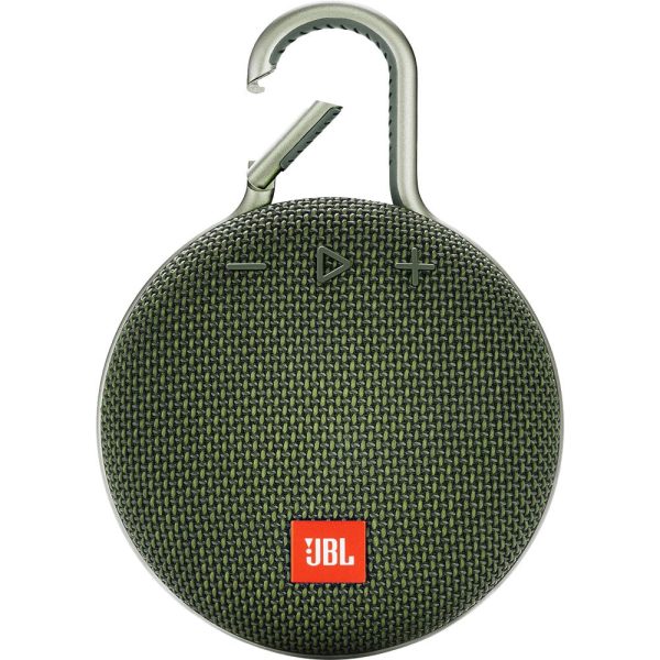 JBL Clip 3 Portable Bluetooth Speaker Green - Certified Refurbished For Cheap