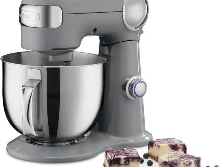 Cuisinart Precision Master 5.5-Quart 12-Speed Stand Mixer, Dove Gray - Certified Refurbished Online Hot Sale