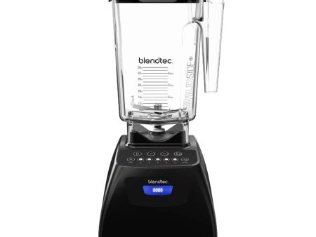 Blendtec Classic 575 Blender with 90oz WildSide+ Jar Black For Cheap