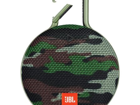 JBL Clip 3 Portable Bluetooth Speaker Squad - Certified Refurbished Fashion