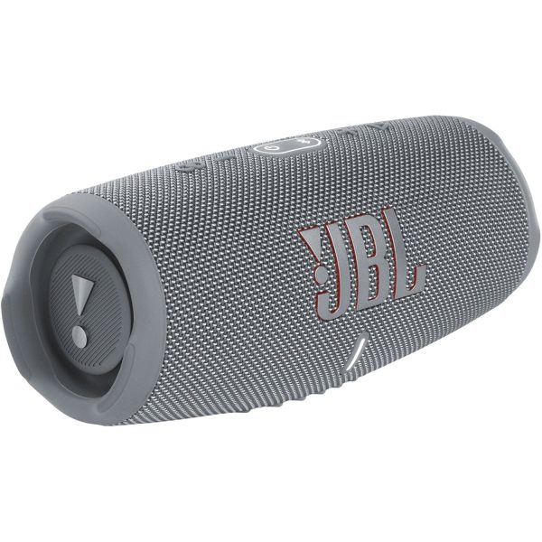 JBL Charge 5 Portable Waterproof Bluetooth Wireless Speaker, Gray - Certified Refurbished Supply