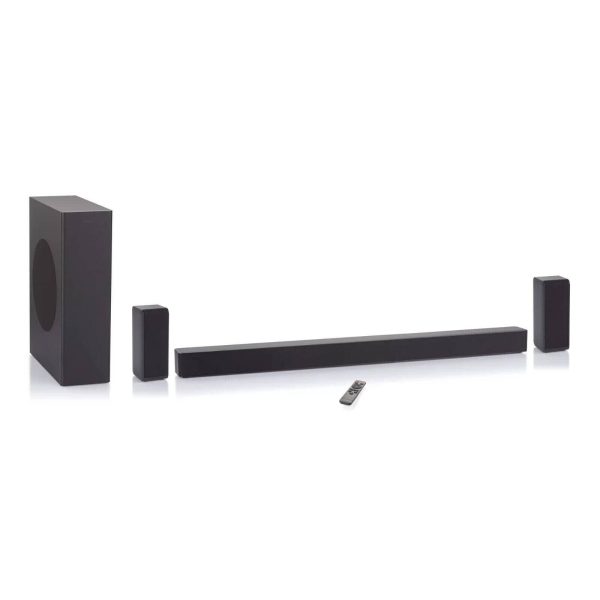 Onn 37  5.1 Dolby Audio 700 Watt Bluetooth 6-Speaker Soundbar with Wireless Subwoofer - Certified Refurbished For Cheap