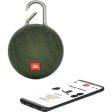 JBL Clip 3 Portable Bluetooth Speaker Green - Certified Refurbished For Cheap