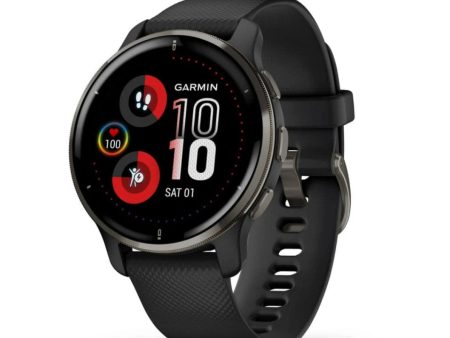 Garmin Venu 2 Plus Passivated GPS Smartwatch Black Slate - Certified Refurbished Online Sale