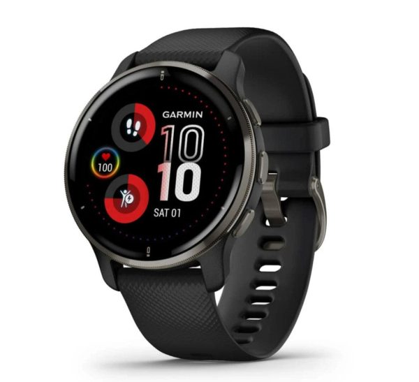 Garmin Venu 2 Plus Passivated GPS Smartwatch Black Slate - Certified Refurbished Online Sale