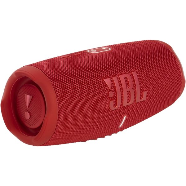 JBL Charge 5 Portable Waterproof Bluetooth Wireless Speaker, Red - Certified Refurbished on Sale