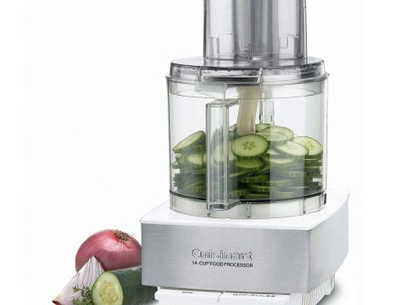 Cuisinart 14-Cup Food Processor Custom, White - Certified Refurbished on Sale