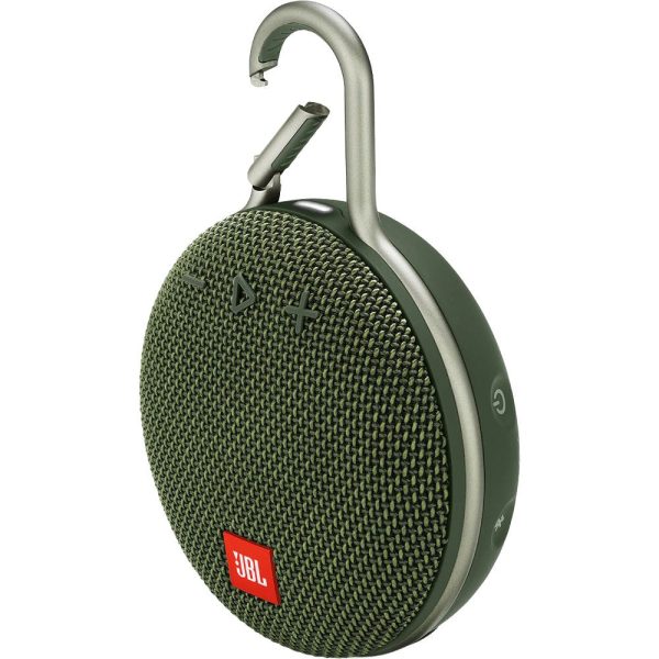 JBL Clip 3 Portable Bluetooth Speaker Green - Certified Refurbished For Cheap