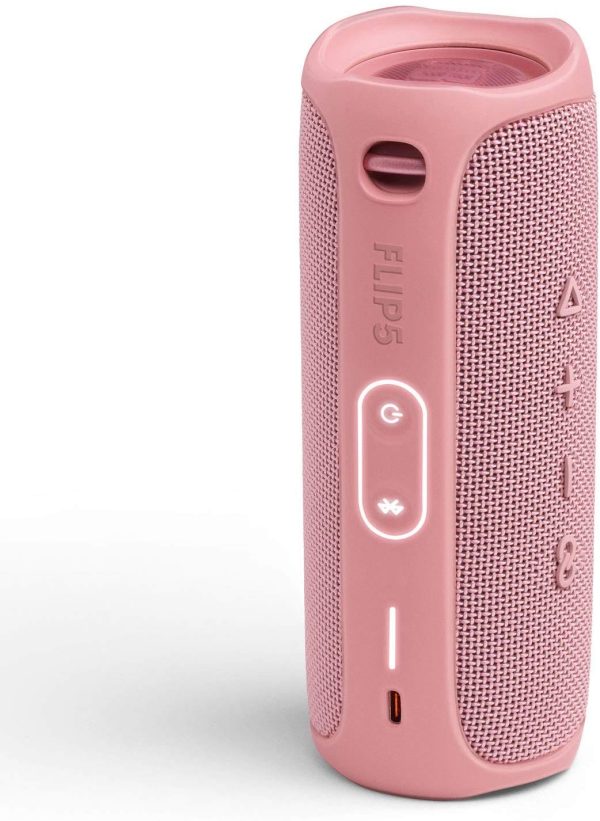 JBL Flip 5 Portable Bluetooth Speaker Waterproof Pink - Certified Refurbished Hot on Sale