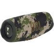 JBL Charge 5 Portable Waterproof Bluetooth Wireless Speaker, Camo - Certified Refurbished Online now