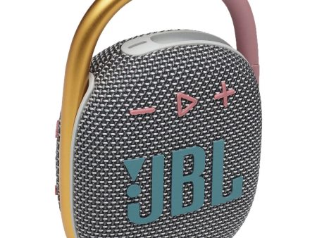 JBL Clip 4 Portable Bluetooth Speaker, Gray - Certified Refurbished For Discount