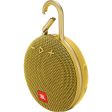 JBL Clip 3 Portable Bluetooth Speaker Yellow - Certified Refurbished Hot on Sale