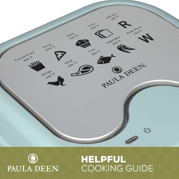 Paula Deen 8.5QT 1700 Watt Large Air Fryer, Rapid Air Circulation System, Sea Glass Online now