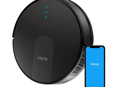 iHome AutoVac Eclipse G 2-in-1 Robot Vacuum and Mop - Certified Refurbished Grade B Sale