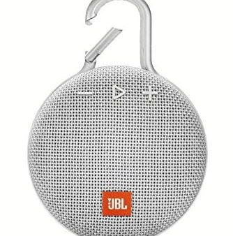 JBL Clip 3 Portable Bluetooth Speaker White - Certified Refurbished Discount