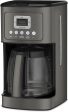 Cuisinart Perfectemp Coffee Maker, 14 Cup Programmable with Glass Carafe, Black Stainless Steel - Certified Refurbished For Cheap