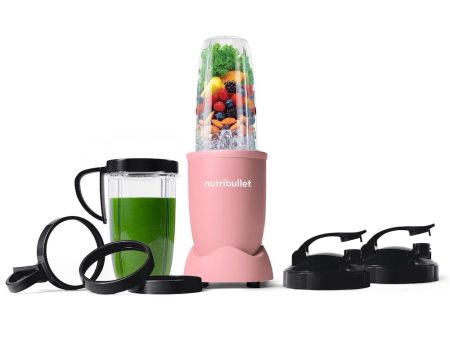 Nutribullet Pro 13-Piece 900W Single Speed Personal Blender, Matte Soft Pink Online Sale