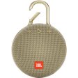 JBL Clip 3 Portable Waterproof Bluetooth Speaker, Sand - Certified Refurbished Online