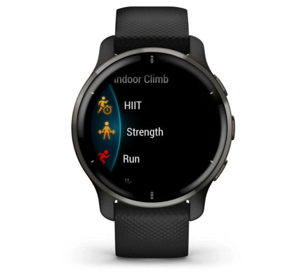 Garmin Venu 2 Plus Passivated GPS Smartwatch Black Slate - Certified Refurbished Online Sale