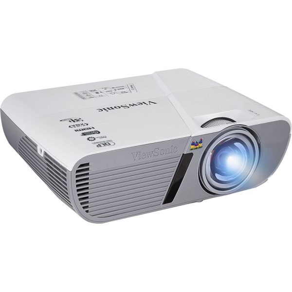 ViewSonic PJD5553LWS-S Wide-Screen 1280 x 800 3200 ANSI Lumen WXGA DLP Projector - Certified Refurbished Online now